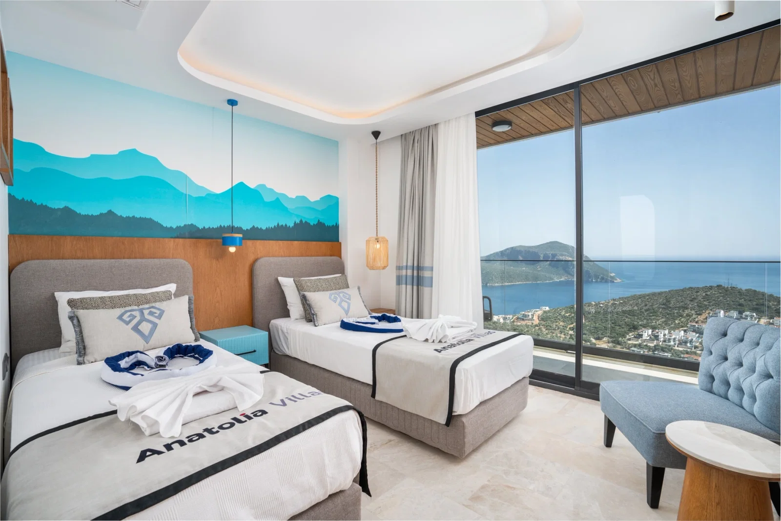 Kalkan’da yan yana kiralık villa, fotoğraf 32