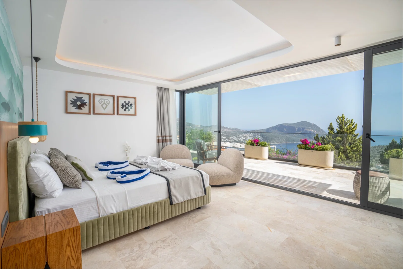 Kalkan’da denize yakın kiralık villa, fotoğraf 37