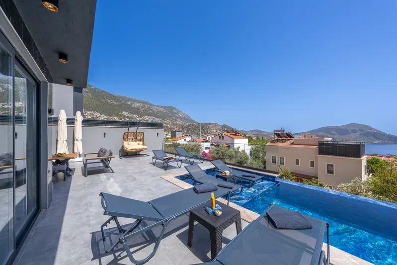 Kalkan’da saunalı kiralık villa, fotoğraf 4