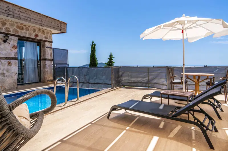 Kalkan’da bahçeli kiralık villa, fotoğraf 4