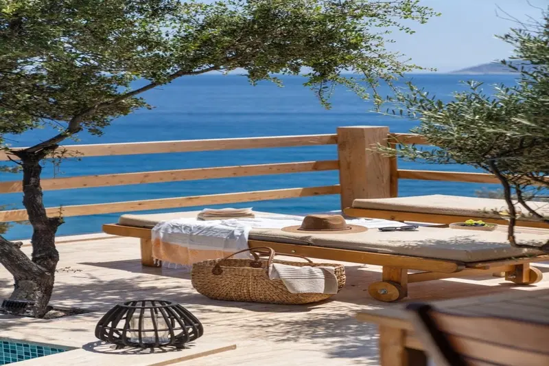 Kalkan’da ısıtmalı havuzlu kiralık villa, fotoğraf 8