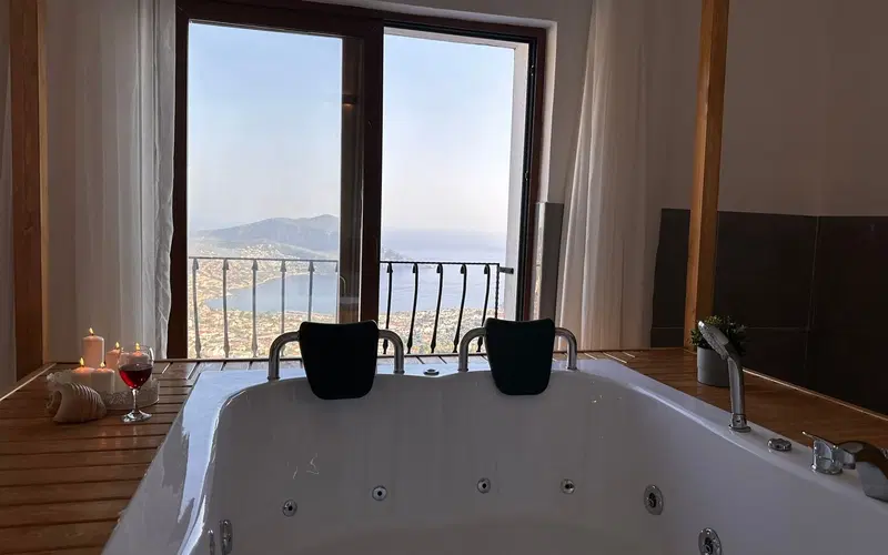 Kalkan’da çocuk havuzlu kiralık villa, fotoğraf 15