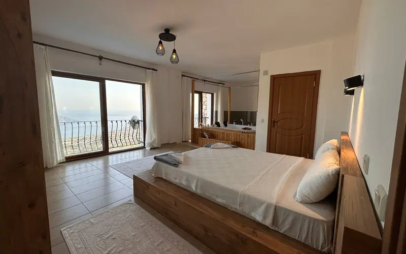Kalkan’da korunaklı havuzlu kiralık villa, fotoğraf 12