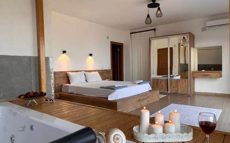 Kalkan’da jakuzili kiralık villa, fotoğraf 13