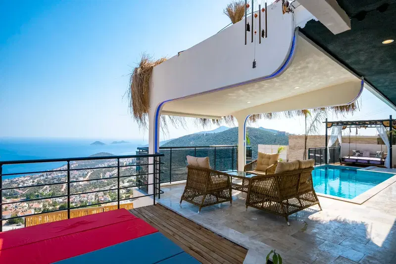 Kalkan’da muhafazakar kiralık villa, fotoğraf 7