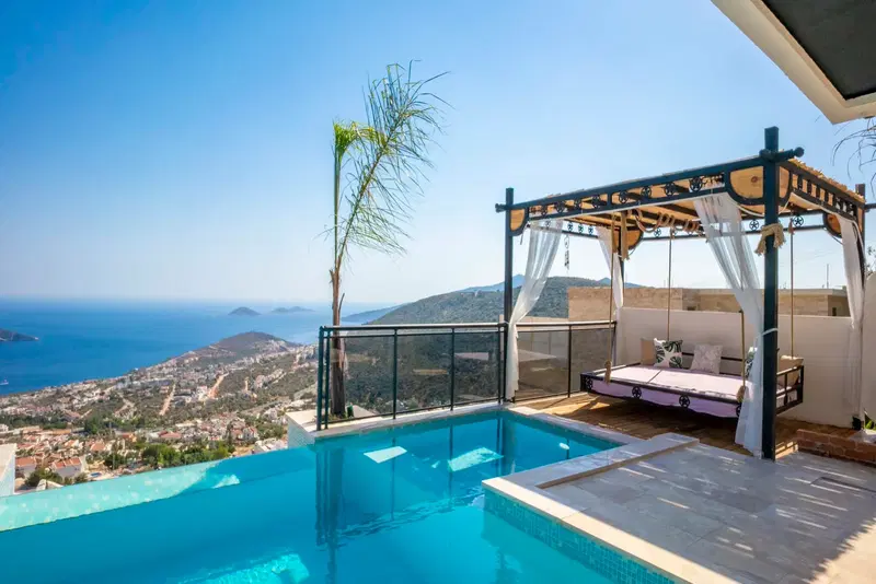 Kalkan’da balayı kiralık villa, fotoğraf 8