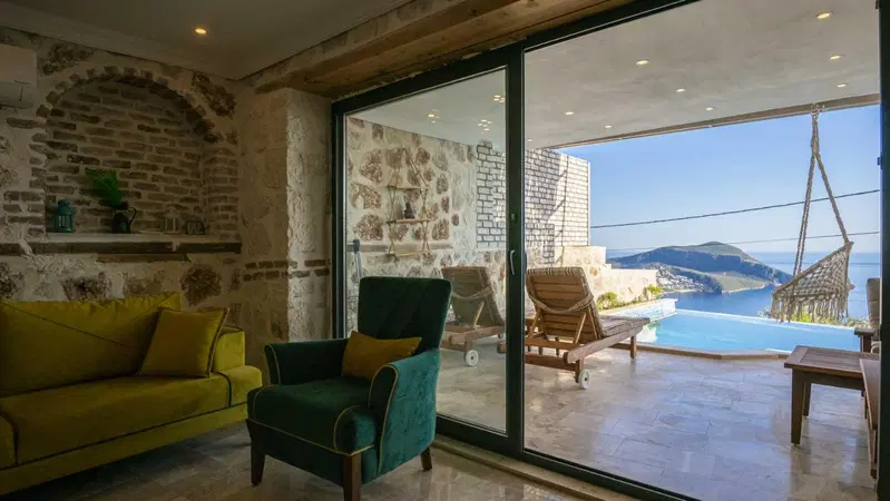 Kalkan’da yan yana kiralık villa, fotoğraf 11
