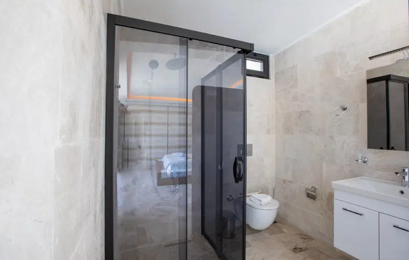 Kalkan’da korunaklı havuzlu kiralık villa, fotoğraf 23