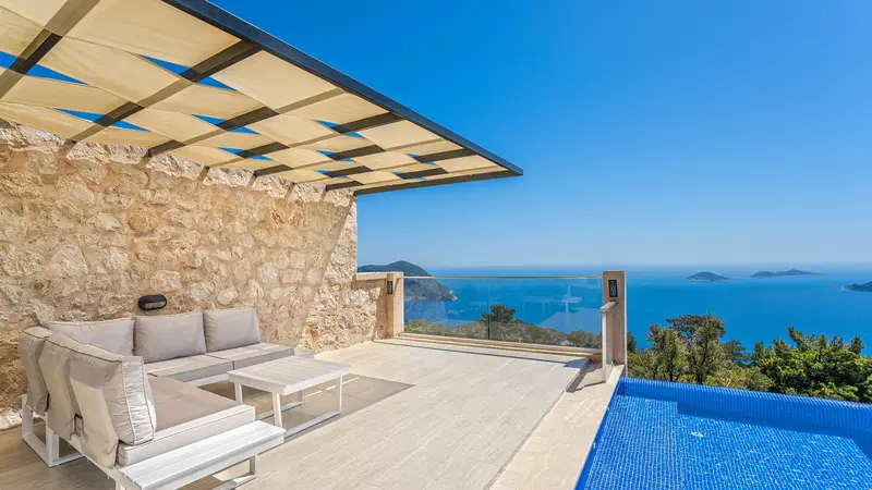Kalkan’da özel havuzlu kiralık villa, fotoğraf 7