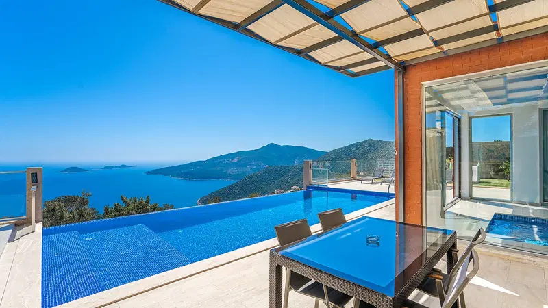 Kalkan’da saunalı kiralık villa, fotoğraf 4