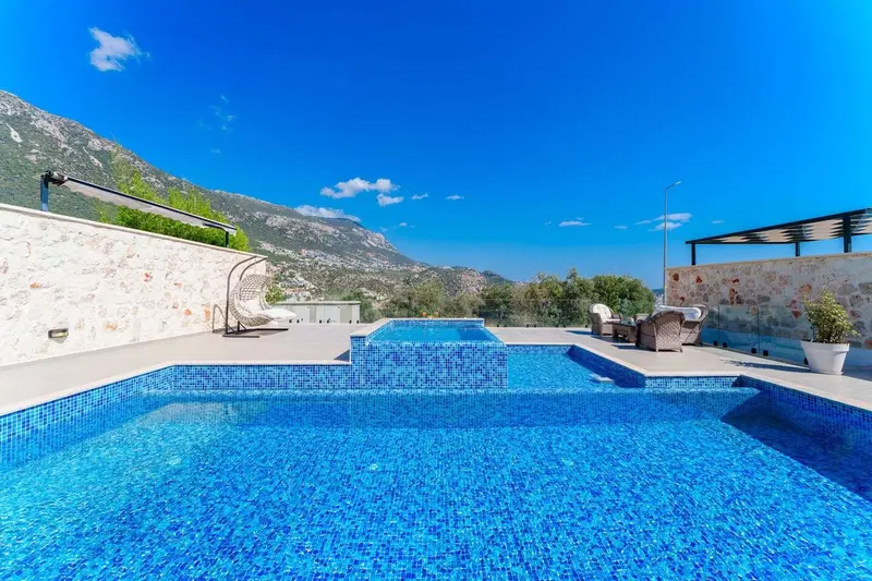 Kalkan’da kalabalık aile kiralık villa, fotoğraf 6