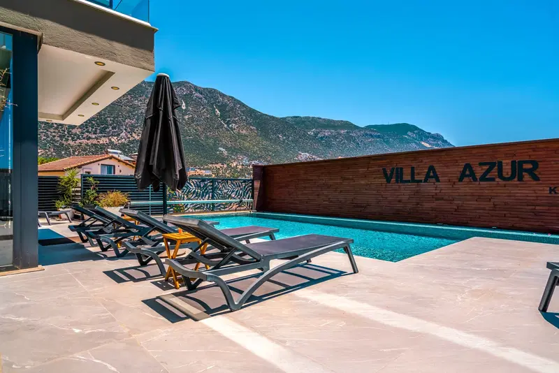 Kalkan’da jakuzili kiralık villa, fotoğraf 2