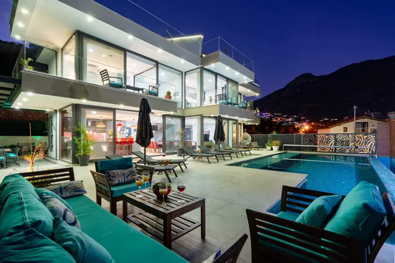 Kalkan’da kalabalık aile kiralık villa, fotoğraf 6