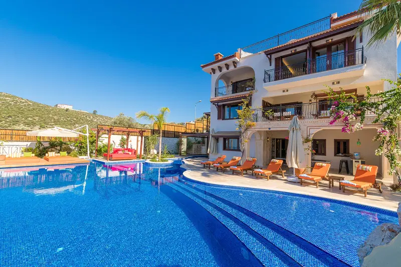 Kalkan’da saunalı kiralık villa, fotoğraf 4