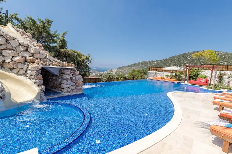 Kalkan’da deniz manzaralı kiralık villa, fotoğraf 5