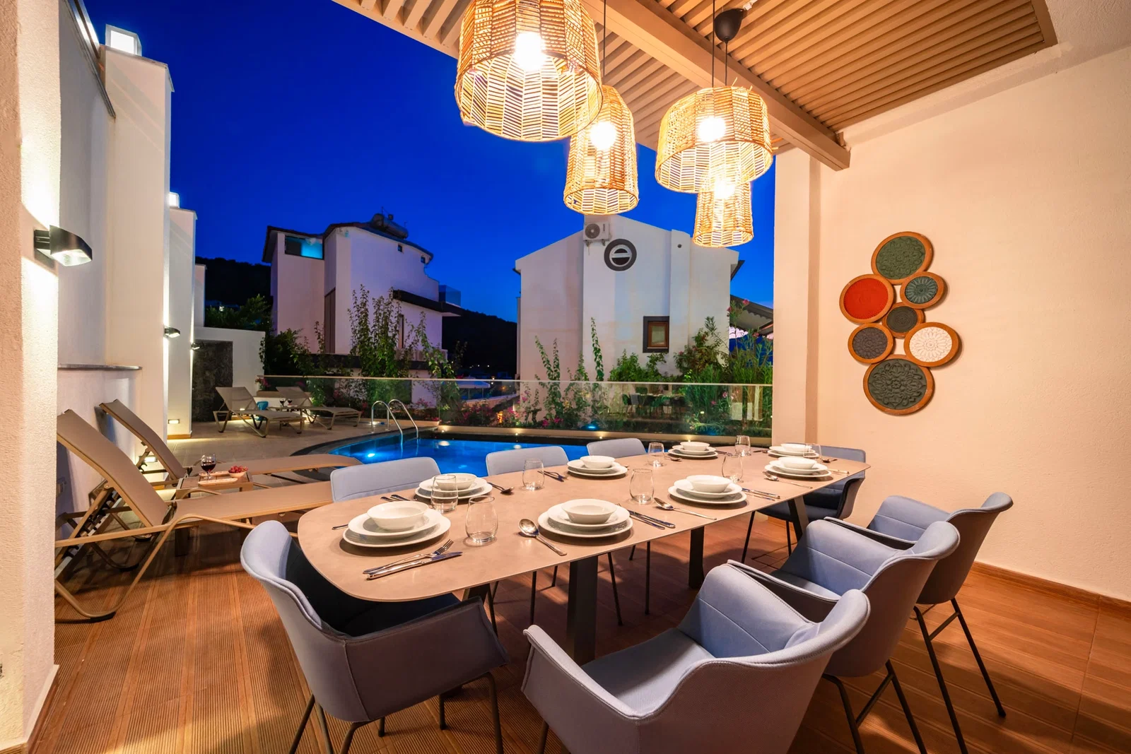 Kalkan’da Merkeze Yakın, Özel Havuzlu, 5 Yatak Odalı, Lüks Villa