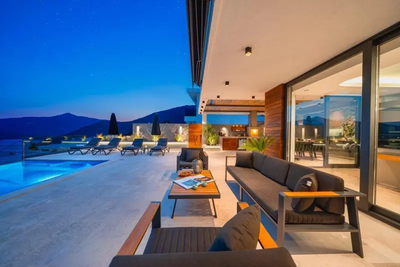 Kalkan’da denize yakın kiralık villa, fotoğraf 7