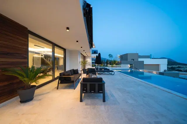 Kalkan’da deniz manzaralı kiralık villa, fotoğraf 3