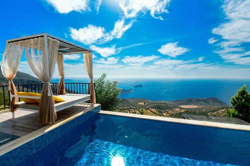 Kalkan’da özel havuzlu kiralık villa, fotoğraf 4