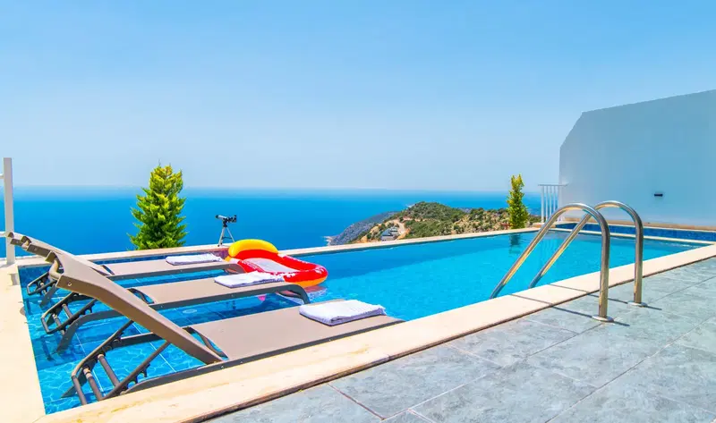 Kalkan’da deniz manzaralı kiralık villa, fotoğraf 4