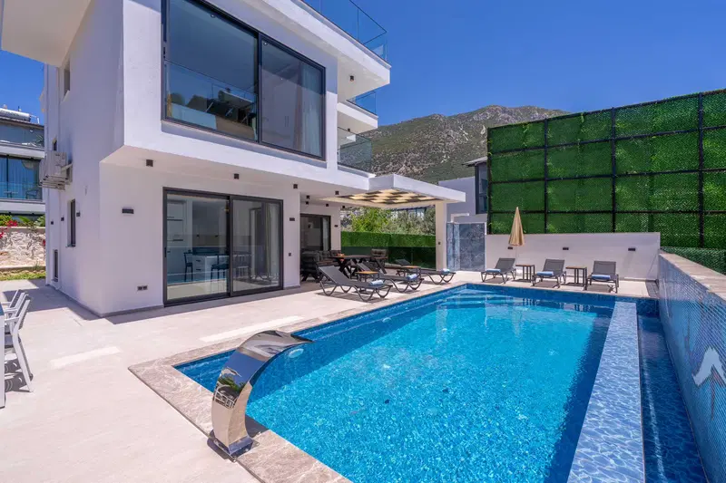 Kalkan’da özel havuzlu kiralık villa, fotoğraf 4