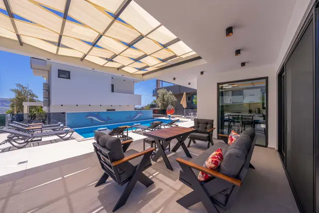 Kalkan’da bahçeli kiralık villa, fotoğraf 3