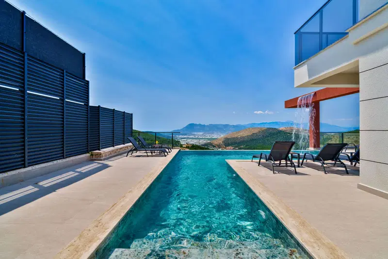 Kalkan’da jakuzili kiralık villa, fotoğraf 4