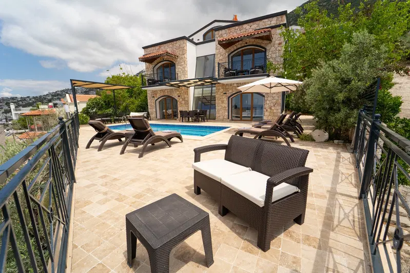 Kalkan’da özel havuzlu kiralık villa, fotoğraf 4
