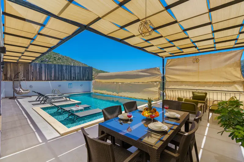 Kalkan’da jakuzili kiralık villa, fotoğraf 2