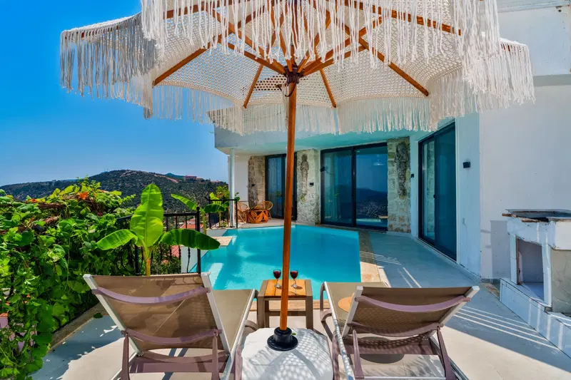 Kalkan’da balayı kiralık villa, fotoğraf 4