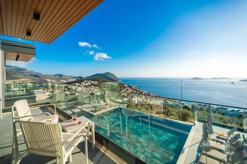 Kalkan’da ultra lüks kiralık villa, fotoğraf 45