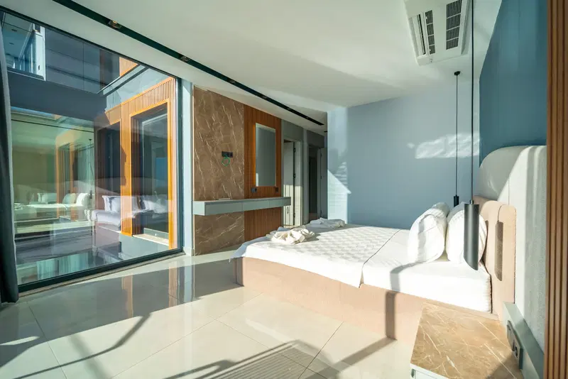 Kalkan’da sonsuzluk havuzlu kiralık villa, fotoğraf 46