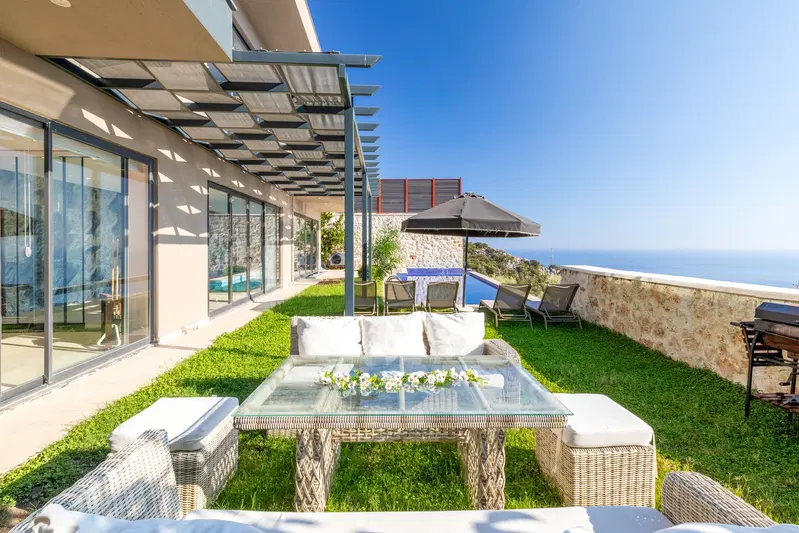 Kalkan’da jakuzili kiralık villa, fotoğraf 3