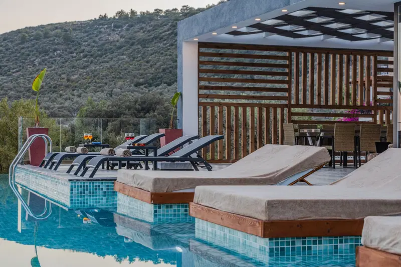 Kalkan’da kalabalık aile kiralık villa, fotoğraf 13
