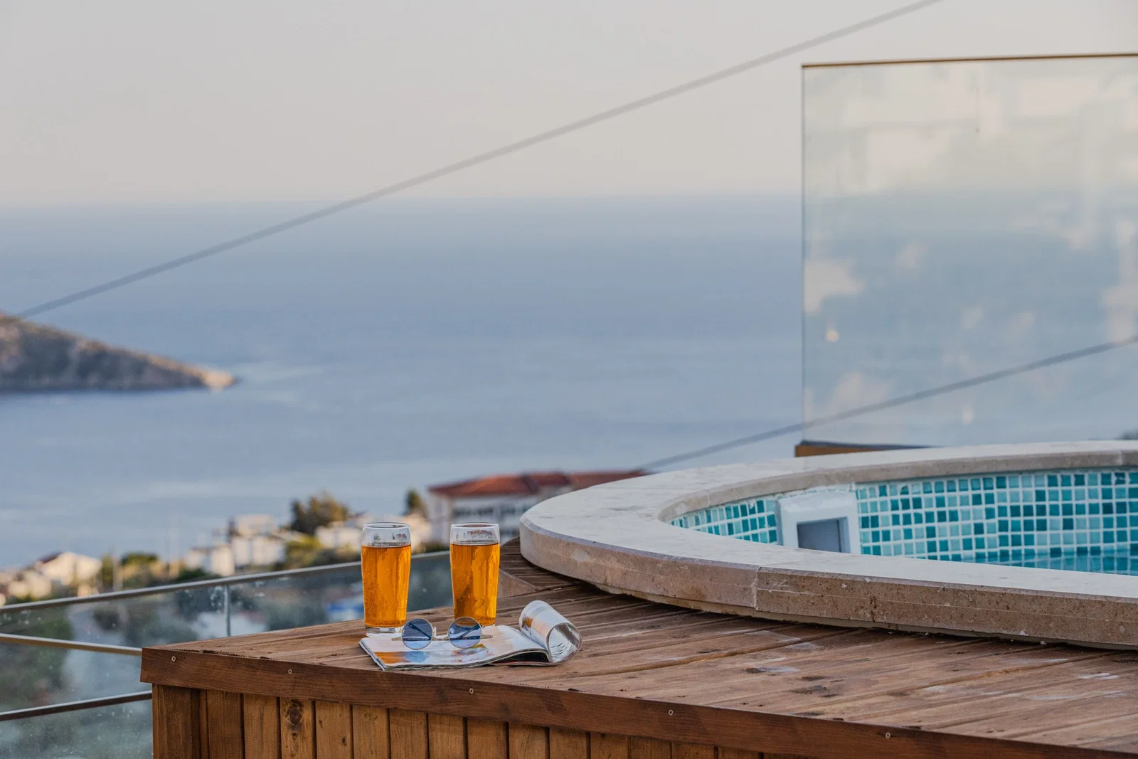 Kalkan’da ısıtmalı havuzlu kiralık villa, fotoğraf 10