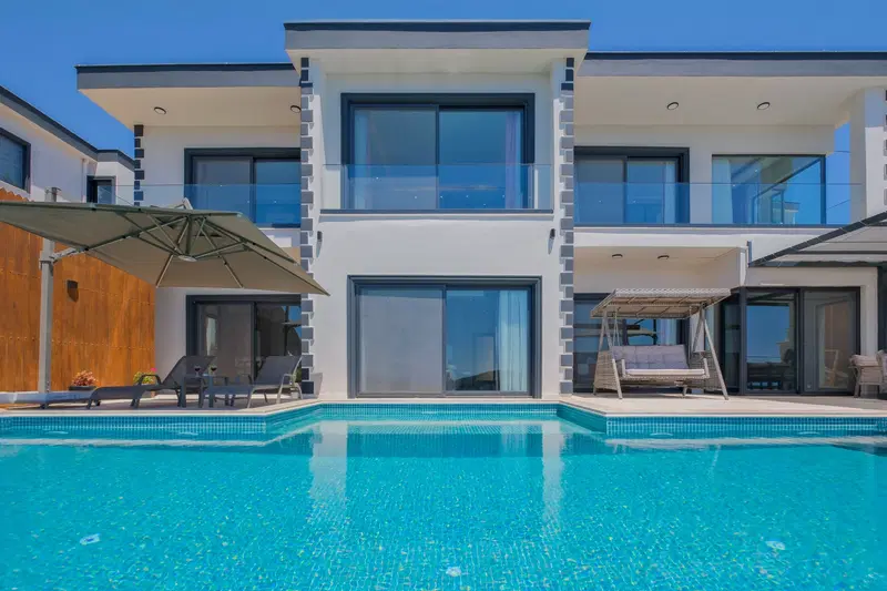 Kalkan’da jakuzili kiralık villa, fotoğraf 2
