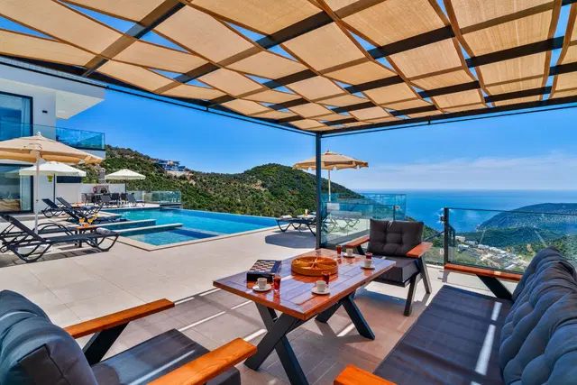 Kalkan’da jakuzili kiralık villa, fotoğraf 4