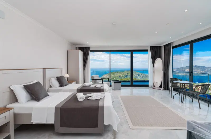 Kalkan’da çocuk havuzlu kiralık villa, fotoğraf 43