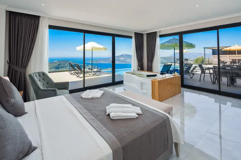 Kalkan’da jakuzili kiralık villa, fotoğraf 28