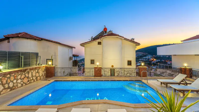 Kalkan’da denize yakın kiralık villa, fotoğraf 13