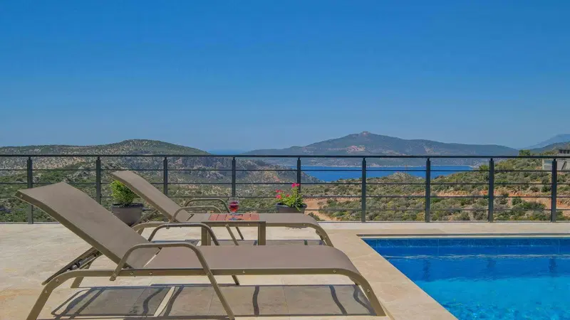 Kalkan’da jakuzili kiralık villa, fotoğraf 7