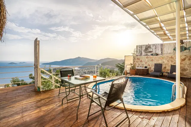 Kalkan’da jakuzili kiralık villa, fotoğraf 2