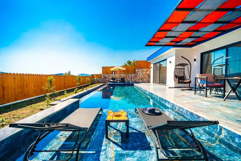 Kalkan’da saunalı kiralık villa, fotoğraf 2