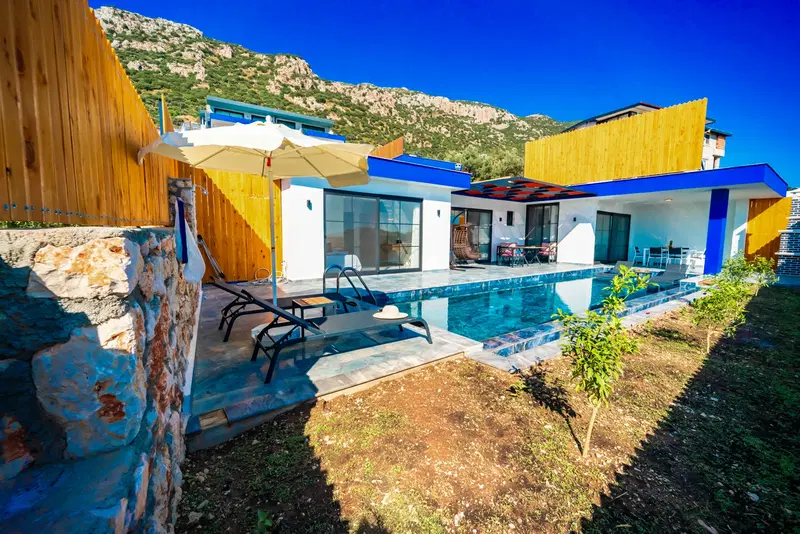 Kalkan’da özel havuzlu kiralık villa, fotoğraf 3