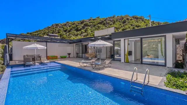 Kalkan’da özel havuzlu kiralık villa, fotoğraf 3