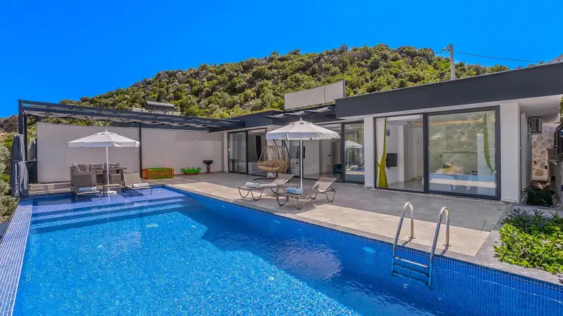 Kalkan’da özel havuzlu kiralık villa, fotoğraf 3