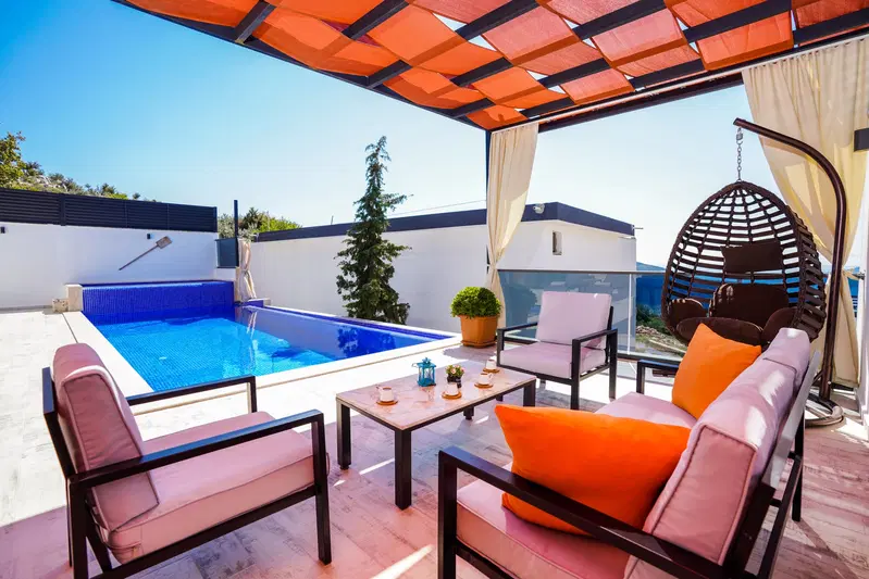 Kalkan’da muhafazakar kiralık villa, fotoğraf 7