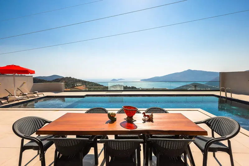 Kalkan’da jakuzili kiralık villa, fotoğraf 2