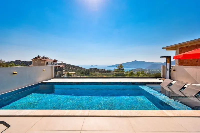 Kalkan’da özel havuzlu kiralık villa, fotoğraf 4