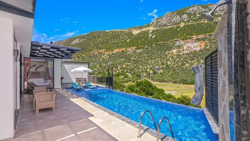 Kalkan’da doğa içinde kiralık villa, fotoğraf 6